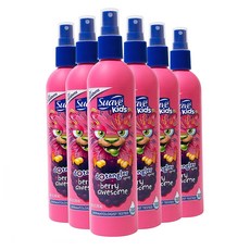 수아브 키즈 디탱글러 295ml 6팩 베리 어썸 Suave Kids Detangler Spray For Tear-Free Styling Berry, 6개