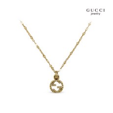 [구찌] ○/GUCCI/ 18K GOLD 인터로킹G 목걸이 (YBB603619001)