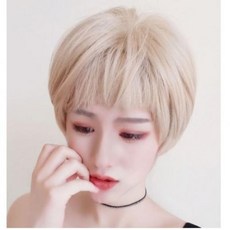 에씨클레오 분위기업 이미지 변신 2만원대 선물 숏컷스타일 짧은머리 귀여운스타일 E-2060, 1개, 다크브라운