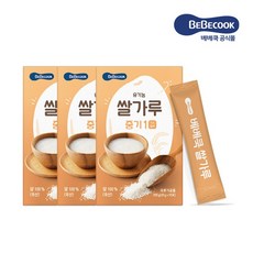 베베쿡 유기농 쌀가루 중기1 3개 20g x 30포