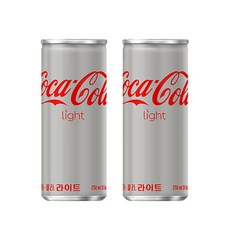 코카콜라 라이트 250ml x 60캔 코크 탄산 미니 캔, 60개