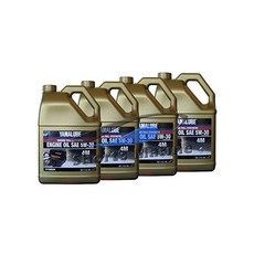Yamaha Yamalube Four Stroke 5W-30 Full Synthetic Outboard Motor Oil (4 Gallons), One Size, One Color