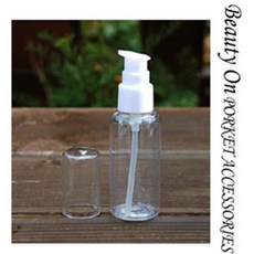 뷰티온 품용기 뷰티소품 면봉 다용도 화장솜케이스 에센스용기 100ml *B!ust, 1개