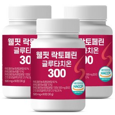 웰핏 락토페린, 3개, 60정