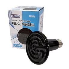 초록끈 아마존 세라믹 히팅램프플랫 100W, 단품 - 전기뱀장어lp