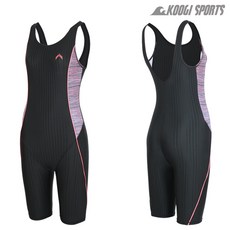 KJE0651
 쿠기 여성주니어 반전신 U자형 실내수영복 KJ-M537 (2023리뉴얼)