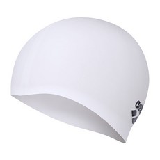 아레나 플레인 실리콘 수영 모자 A3AC1AC01, WHITE(A3AC1AC01WHT)
