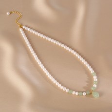 천연진주목걸이