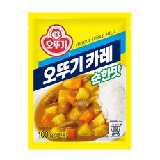 오뚜기 카레 순한맛 100gx1개, 100g, 1개