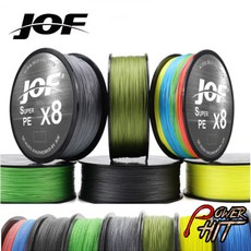 Jof 8합사 500m 낚시줄 0.6호 0.8호 1호 2호 3호 4호 5호 6호 7호 8호, 핑크색