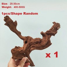 어항 장식 초 테라리움 천연 산호 유목 파충류용, 6.25-30cm-1pcs, 1개