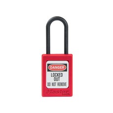 마스터락 LOTO S32RED 열가소성 산업용 열쇠 자물쇠, 1개