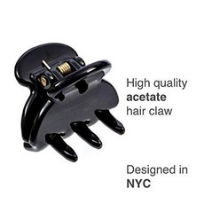 LeCombe Hair Claw | Classic Black Hair Clip | Acetate Hair Cl/8862989, 상세내용참조