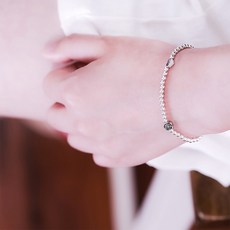 가배리본 러블리로즈 은볼팔찌 DIYSET 은팔찌만들기 [레시피포함] 팔찌