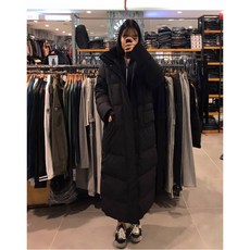 지프 HY [지프] 롱기장 혼슬지퍼 와끼후다 다운점퍼 (JJ8JPU402)
