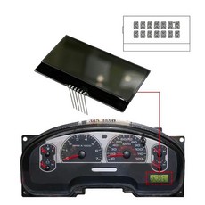 교체 LCD 모니터 대시보드 화면 어셈블리 라디오 내비게이션 계기 클러스터 2004-2008, 한개옵션1, 한개옵션0