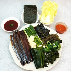 [미식한가] 맛이다른 포항 엄마손 과메기 +야채세트, 1세트, 포항 구룡포 과메기 15미(30쪽)+야채세트