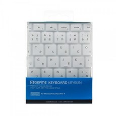 【일본 정규 대리점 품】 BEFiNE Surface Pro4 키보드 보호 커버 키 스킨 일본어 배열 화이트, 단일상품, 단일상품