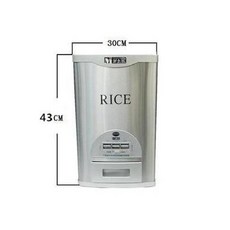 가정용 소형 쌀 냉장고 벌레 방지 쌀통 신선 쌀보관함, 1. 실버 10kg  쌀 보관함