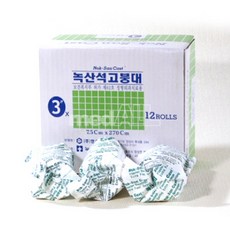 녹산석고붕대 3인치, 12롤, 1개