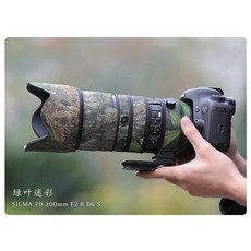 렌즈위장 시그마 70-200mm F2.8 DG OS HSM 스포츠 렌즈 방수 위장 코트 레인 커버 보호 슬리브 케이스 나일론 건 천, [01] Type 1, 1개