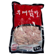 푸드맥스 닭발 원료 무뼈닭발, 1kg, 1개