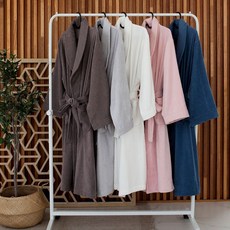 기라로쉬 샤워가운 순면 홈웨어 5color 목욕가운, 핑크 L, 1개