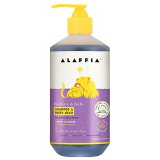 Alaffia 베이비 시어 샴푸 바디워시레몬 라벤더향 16oz, 16 Fl Oz (Pack of 1), 1개