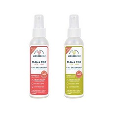 Wondercide 개 고양이 벼룩 진드기 모기 스프레이 천연 에센셜 오일 함유 Made USA, Peppermint Lemongrass, 1개