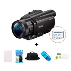[소니] FDR-AX700 방송용카메라 4K 256G메모리 5종 패키지