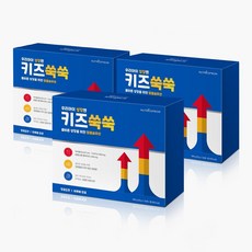 뉴트리커먼 키즈쑥쑥 키 성장 칼슘 성장기 어린이 청소년 발육 키크는 우리아이 성장기 영양제, 600g, 3개