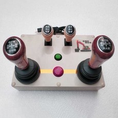 굴삭기 컨트롤러 교육용 포크레인 시뮬레이션 운전 로더 중장비, 1개, 상세 페이지 참고, 전진/후진 조종기+CD+다운로드