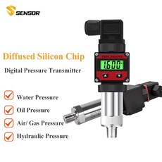 압력 트랜스미터 센서 LCD 디스플레이 스플레이 G1/4 24V 4-20mA 0.2% 0-600bar 옵션 압력 변환기, 43) 0-100bar - 0-5V Outt, 1개
