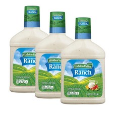 히든벨리 오리지널 랜치 샐러드 드레싱 앤 토핑 Hidden Valley Original Ranch, 3개, 1.06L