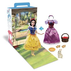 Disney Store 공식 프린세스 스토리 인형오로라 27.9cm11인치 컬러링 북 및 추가 드레스 포함 클래식 의상을 입은 공주 인형 장난감 789548, 백설 공주 - 디즈니드레스