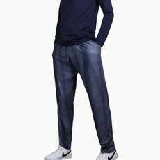 1+1남녀공용 여름 냉감 아이스 스판 바지 트레이닝 편한 작업바지