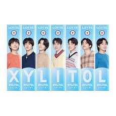 일본 롯데 자일리톨 BTS 껌 방탄소년단 14개입 x 20개