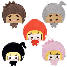 프렌즈 USB 온열 마우스패드＆손목쿠션, 브라운, 브라운