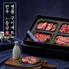 [후레쉬] Fresh 25년 설날 선물세트 한우1++등급 프리미엄 3종 (총1.2kg 꽃등심/채끝등심/갈비살), 1개
