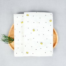 오아이비 마벨 무형광 거즈 목욕타올&블랭킷 90cm x 유아목욕타월, 5매