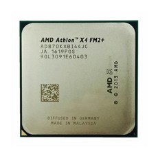 AMD Athlon X4 870K CPU 3.9GHz 95W 소켓 FM2 + 데스크탑 쿼드 코어 CPU 프로세서 AD870KXBI44JC, 한개옵션0