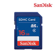 샌디스크 SD카드 CLASS4 카메라 네비게이션 메모리, 16GB