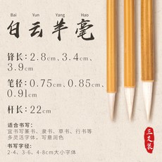 만년붓 서예전용볼펜 서예붓펜 한자쓰기 4종 색상, G. 3 팩 3 팩 baiyun 양 머리 전체