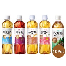 웅진식품 차음료 하늘보리/헛개/누룽지/자색옥수수/결명자 500ml 10펫, 자색옥수수 10펫, 10개