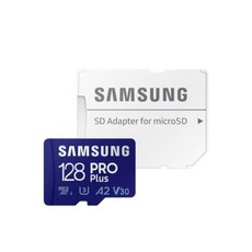 삼성전자 마이크로SD PRO PLUS 메모리카드 갤럭시 고프로 히어로11 DJI, 128GB/KR