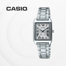 카시오 CASIO 메탈 빈티지 사각 여성 여자 손목시계 LTP-V007D-7B 커플 패션시계