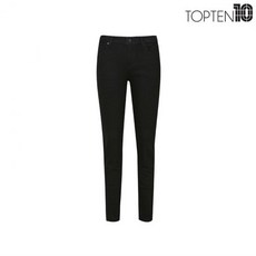 탑텐 여성 기모 스키니 데님 팬츠 B