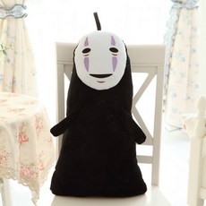 Delkien 일본 애니 센과 치히로의 행방불명 가오나시 캐릭터 60cm 인형 봉제장난감