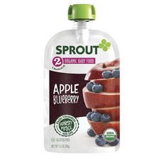 스프라우트 어린이 스무디 99g, 1개, 사과 + 블루베리(Apple + Blueberry)