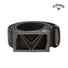 [캘러웨이]20FW 남성 기본 로고 버클 벨트 CMATJ9848-199_G, BLACK